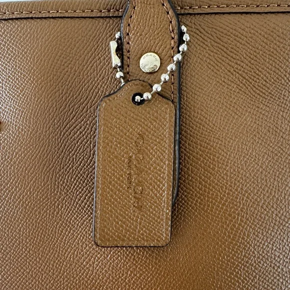 Coach Brown Leather Tote and Wallet Set - Picture 4 of 5